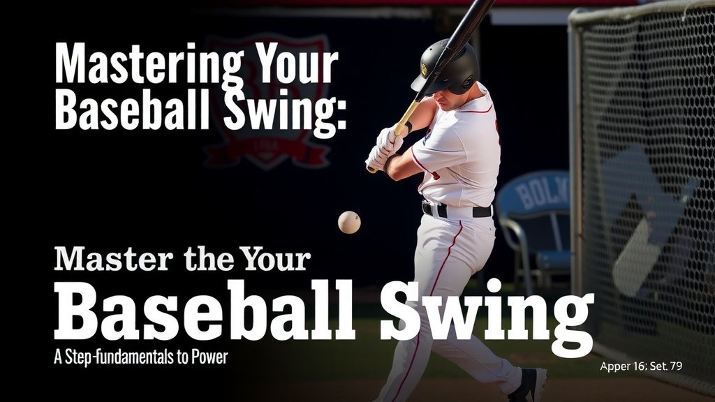 Mastering Your Baseball Swing: From Fundamentals to Power