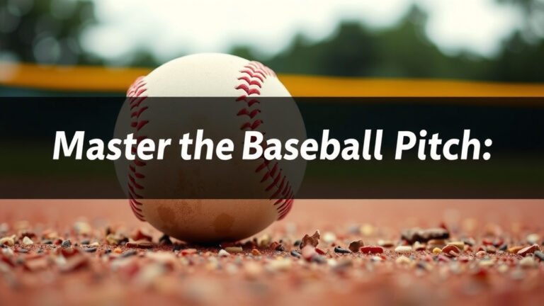 Master the Baseball Pitch: A Step-by-Step Guide
