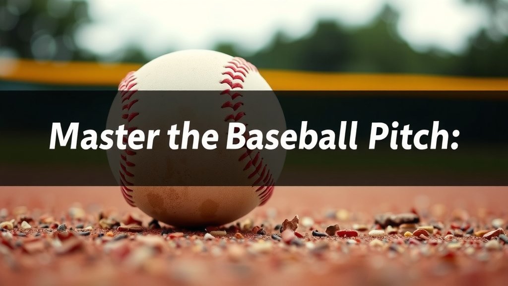 Master the Baseball Pitch: A Step-by-Step Guide