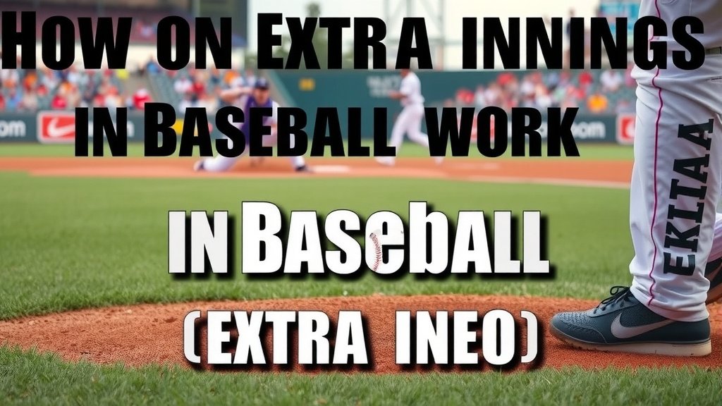 How Extra Innings Work in Baseball Explained