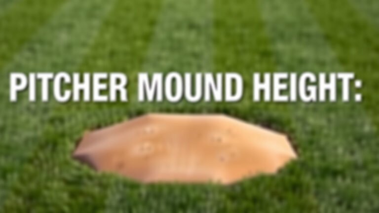 Pitcher's Mound Height: How High Is It Actually