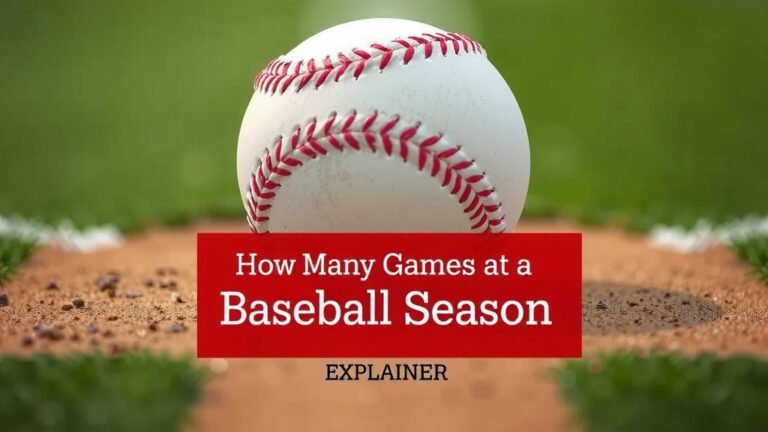 How Many Games in a Baseball Season Explained
