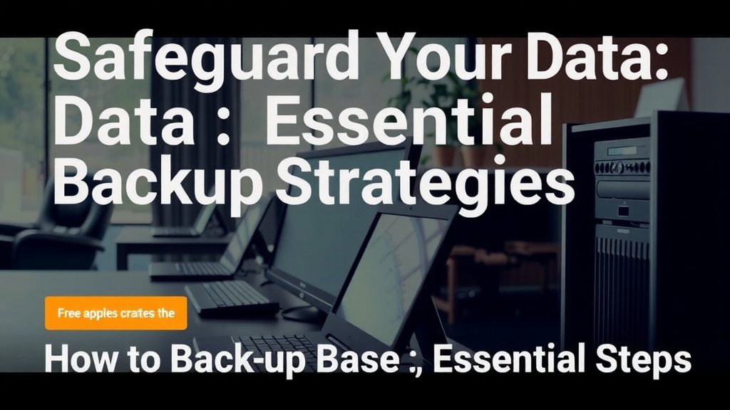 Safeguarding Your Data: Essential Backup Strategies