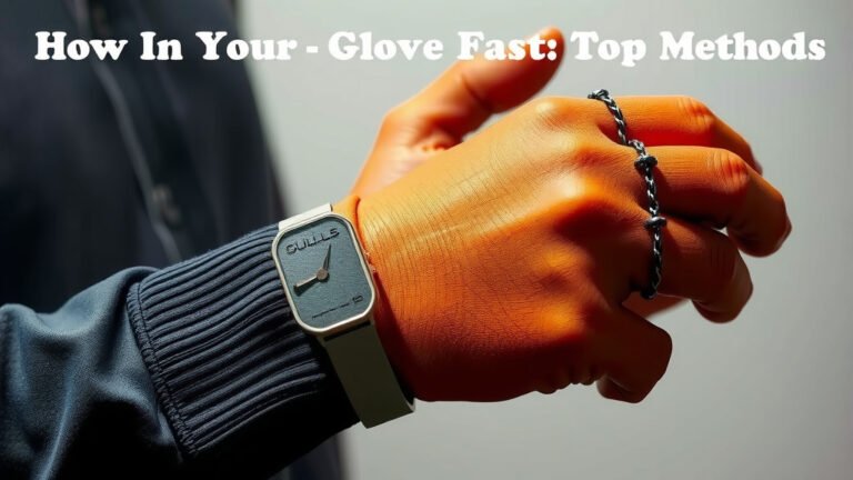Break In Your New Glove Fast: Top Methods