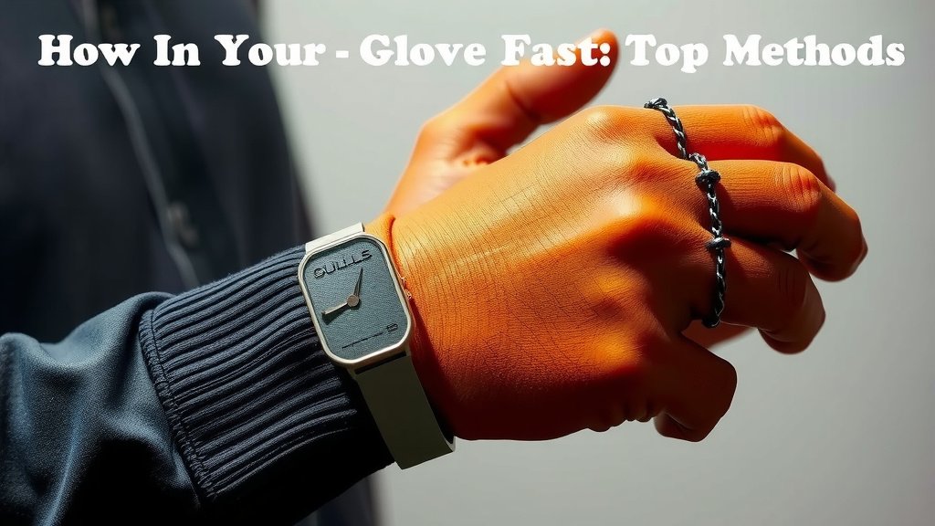 Break In Your New Glove Fast: Top Methods
