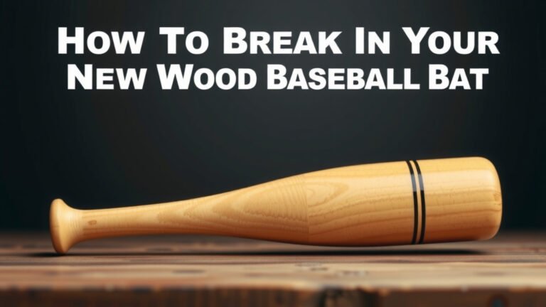 How to Break In Your New Wood Baseball Bat