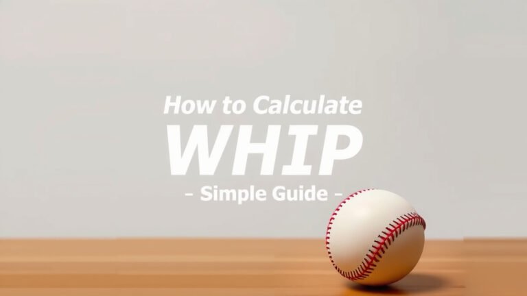 How to Calculate WHIP: A Simple Guide