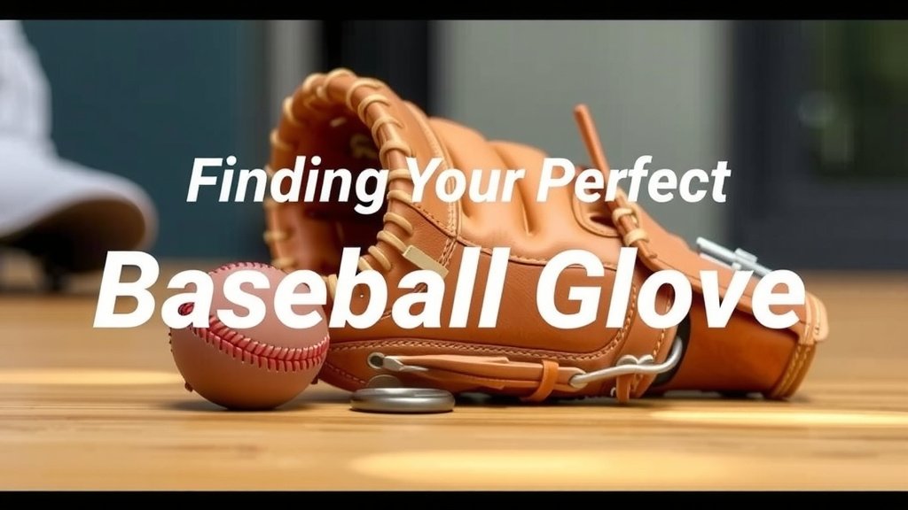 Finding Your Perfect Baseball Glove Match