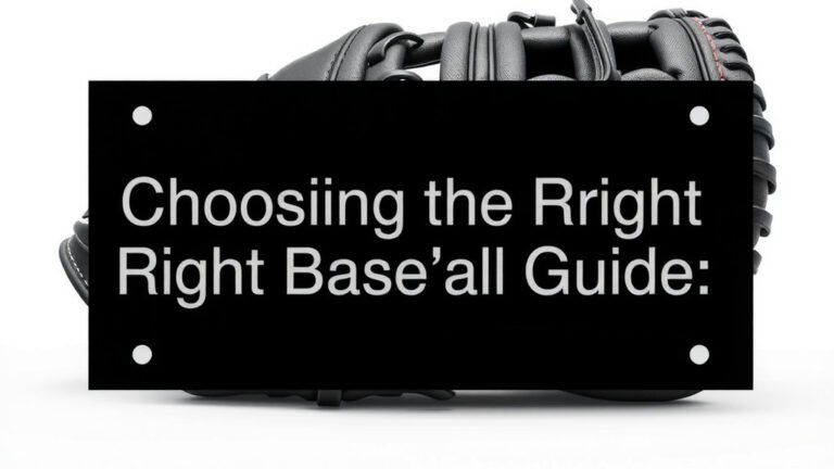 Choosing the Right Baseball Glove: A Buyer's Guide