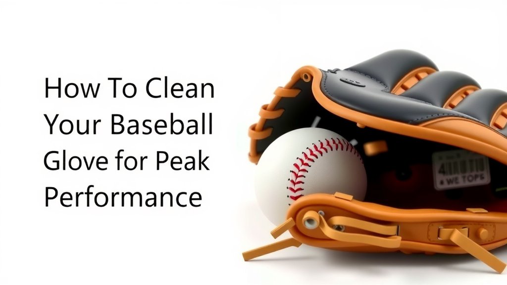 How to Clean Your Baseball Glove for Peak Performance