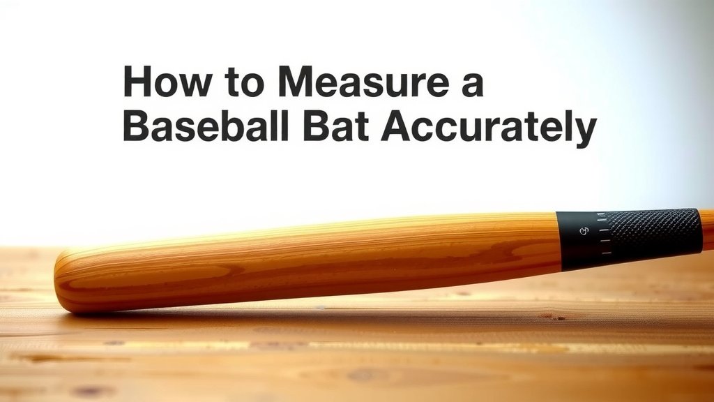 How to Measure a Baseball Bat Accurately