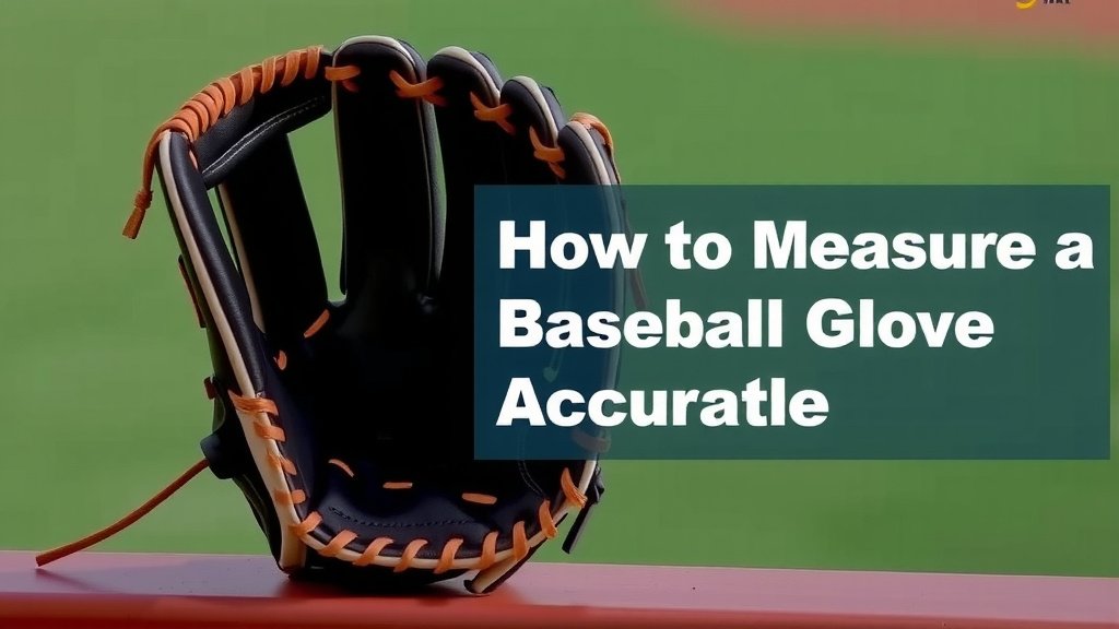 Getting the Right Baseball Glove Size: A Step-by-Step Guide