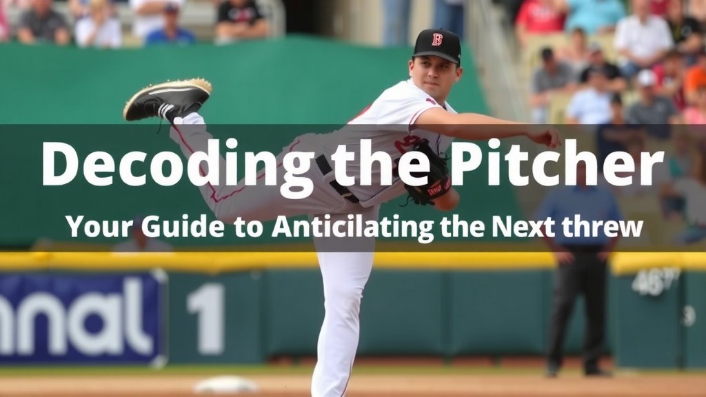Decoding the Pitcher: Your Guide to Anticipating the Next Throw