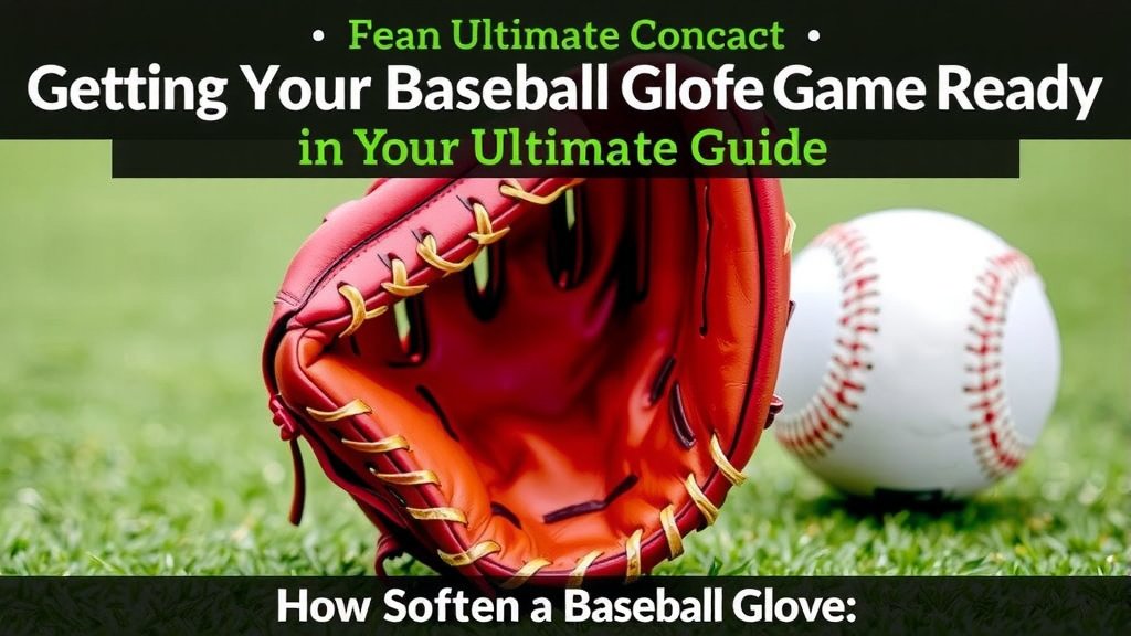 Getting Your Baseball Glove Game-Ready