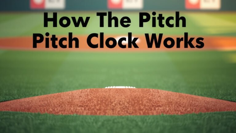 How the Pitch Clock Works Explained for Baseball Fans