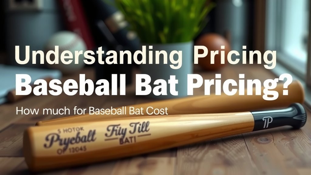 Understanding Baseball Bat Pricing