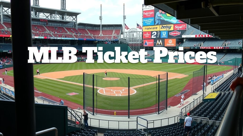 Understanding MLB Ticket Prices: What You'll Likely Spend