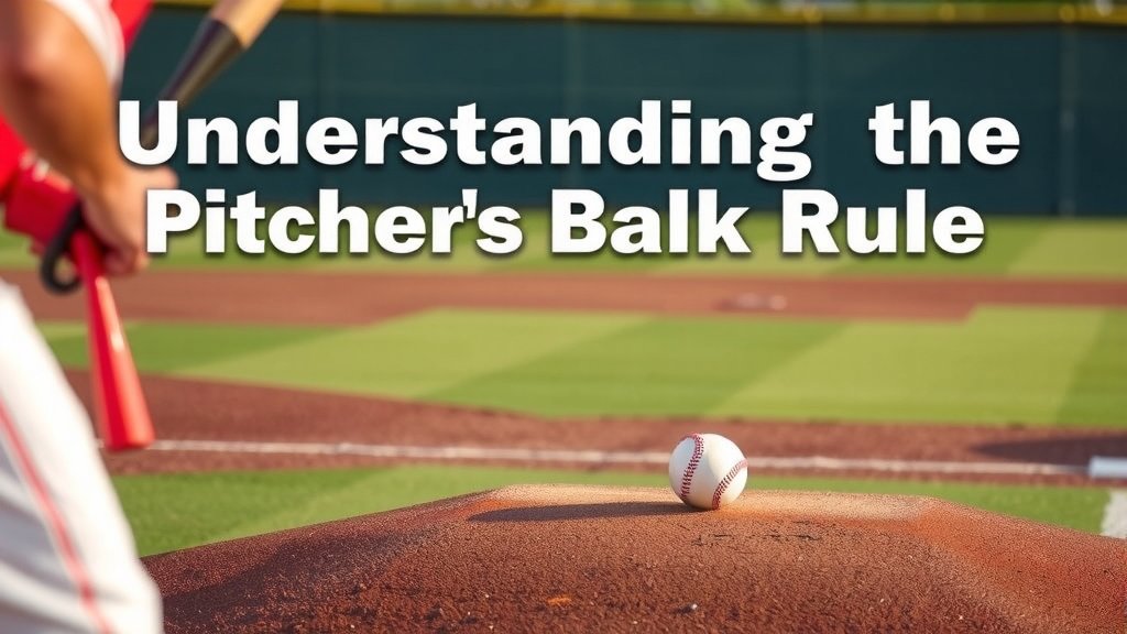 Understanding the Pitcher's Balk Rule