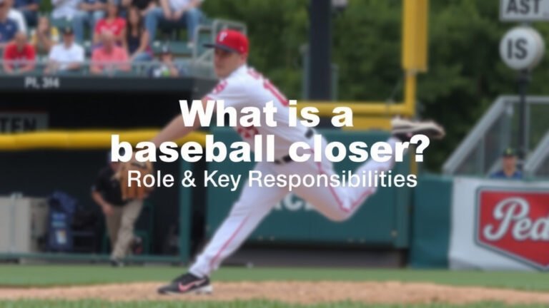 What is a Baseball Closer? Role & Key Responsibilities