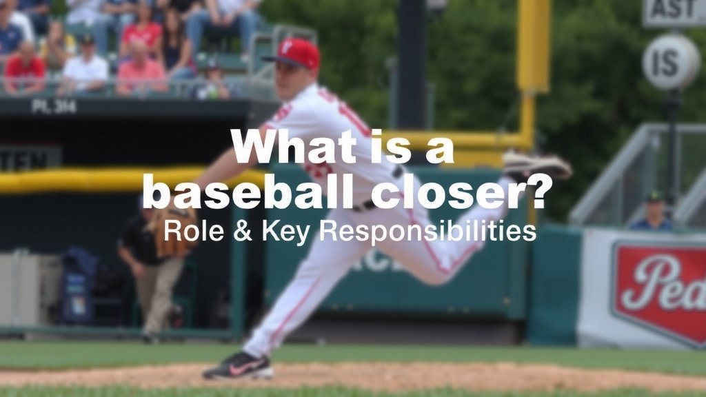 What is a Baseball Closer? Role & Key Responsibilities