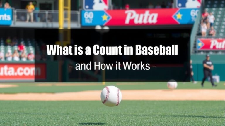 What is a Count in Baseball and How it Works
