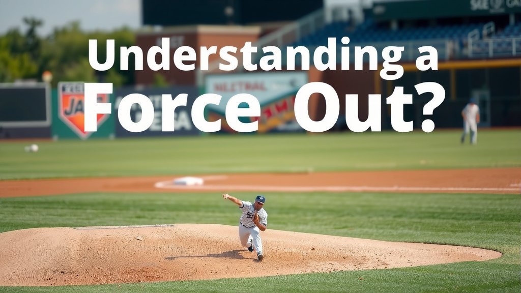 Understanding the Force Out in Baseball