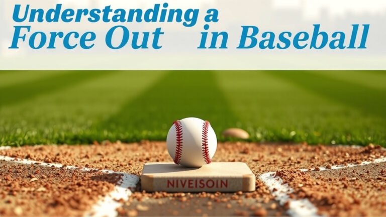 Understanding a Force Out in Baseball: A Simple Guide