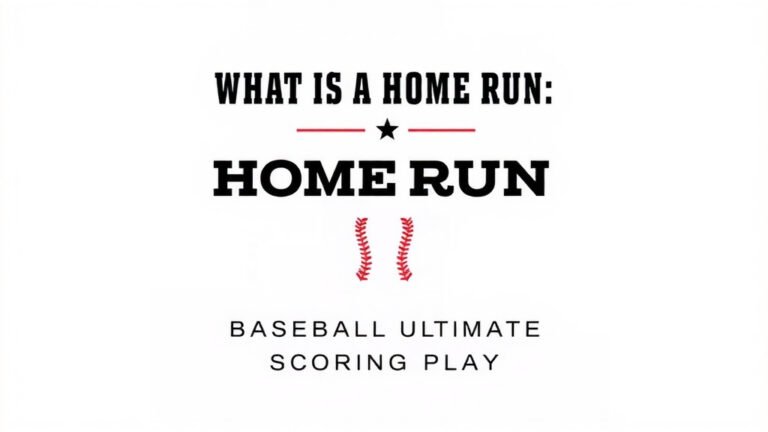 What Is a Home Run: Baseball's Ultimate Scoring Play
