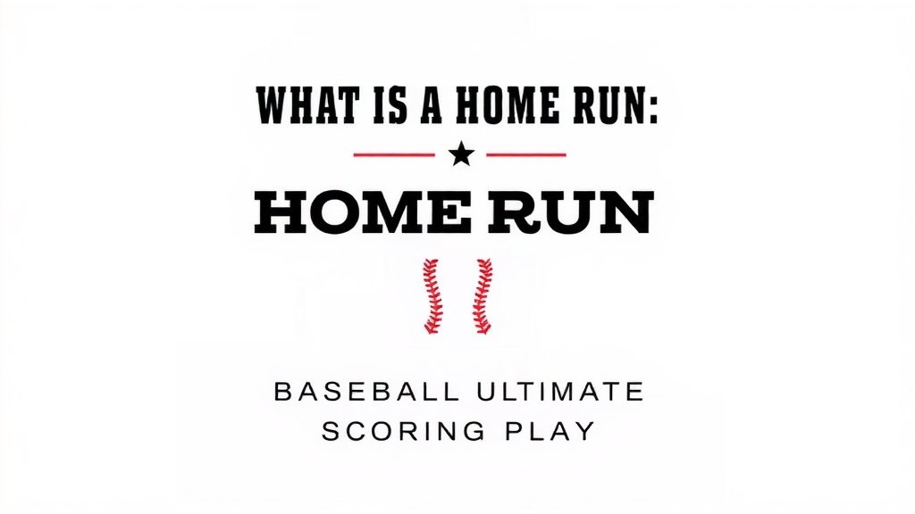 What Is a Home Run: Baseball's Ultimate Scoring Play