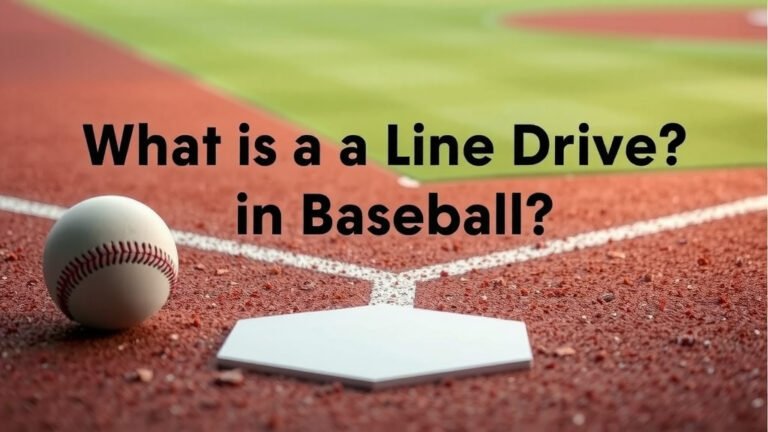 What is a Line Drive in Baseball: A Simple Explanation