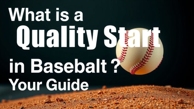 What is a Quality Start in Baseball? Your Guide