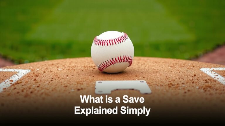 What is a Save in Baseball Explained Simply