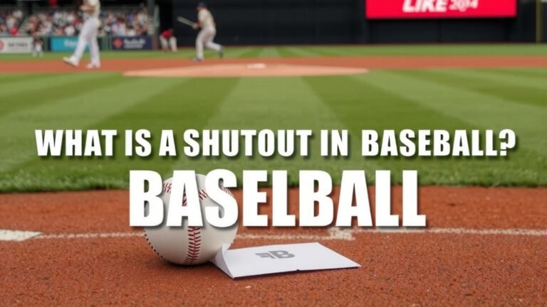 What is a Shutout in Baseball? Your Complete Guide