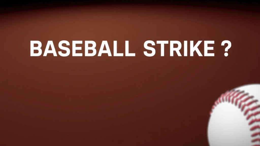 Understanding the Baseball Strike: A Simple Guide