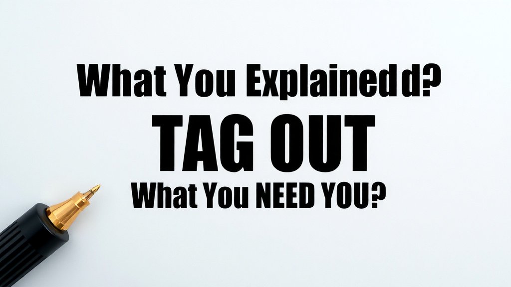 Tag Out Explained: What You Need to Know