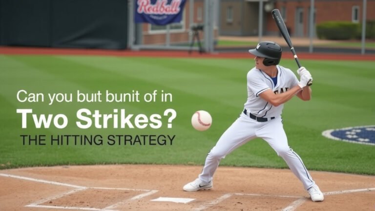 Can You Bunt With Two Strikes? The Hitting Strategy