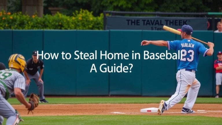 How to Steal Home in Baseball: A Guide