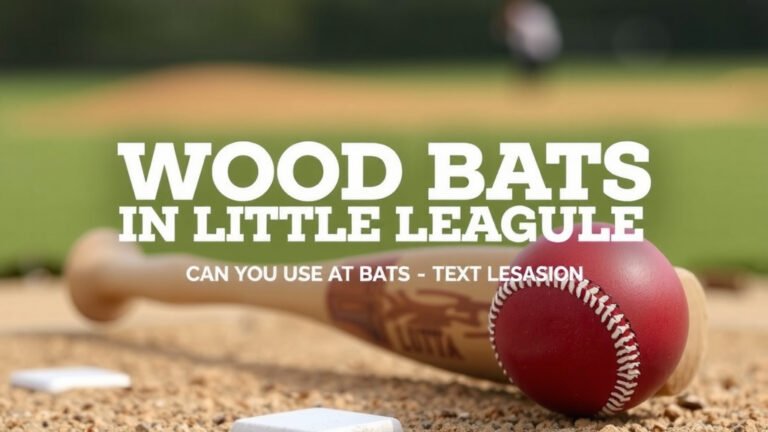Wood Bats in Little League: Rules & Regulations