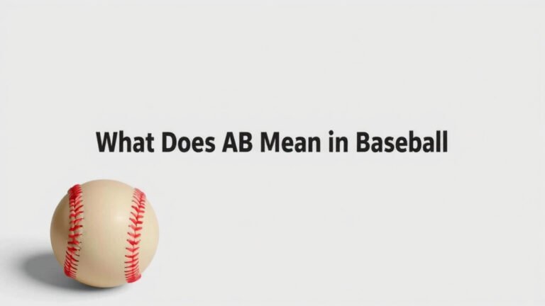 What Does AB Mean in Baseball Explained