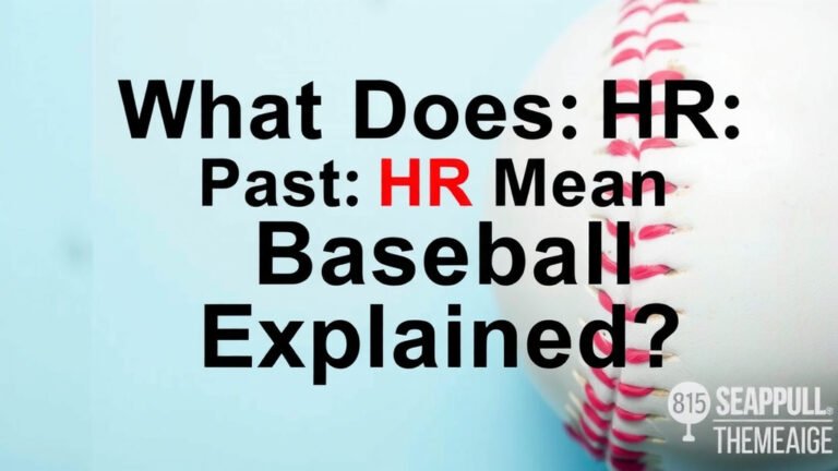 What Does HR Mean in Baseball Explained