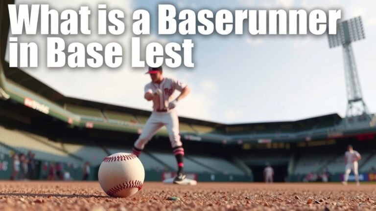 What is a Baserunner in Baseball Explained