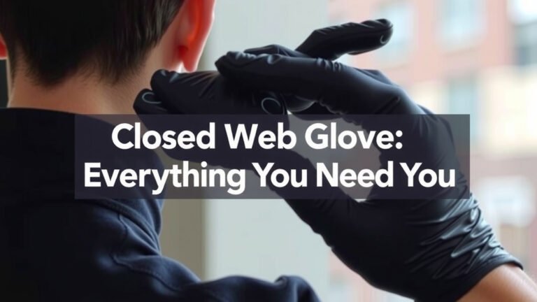 Closed Web Glove: Everything You Need to Know