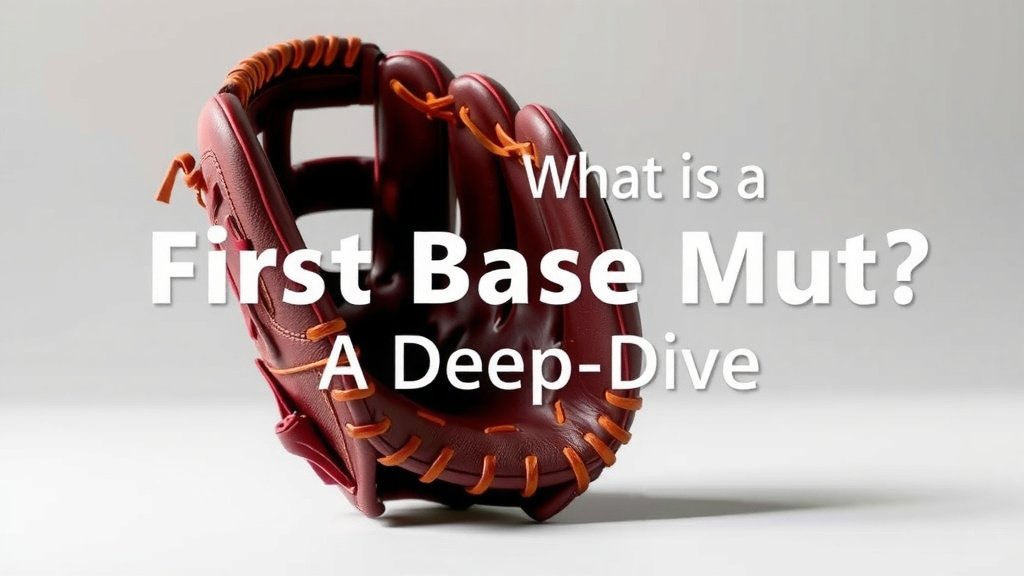 What is a First Base Mitt? A Deep Dive