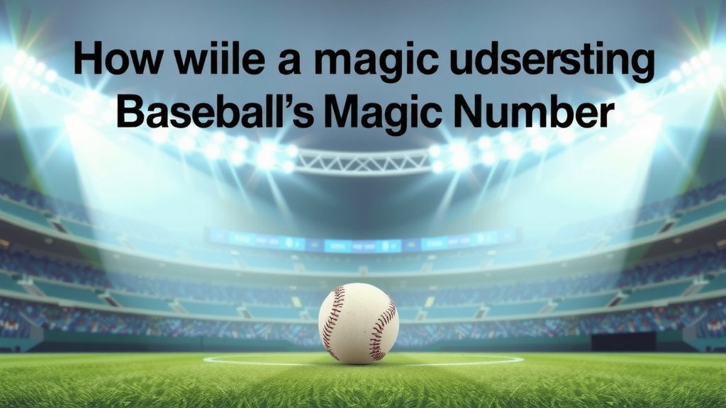 Understanding Baseball's Magic Number