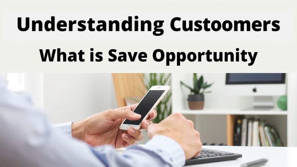 Understanding Customer Save Opportunities
