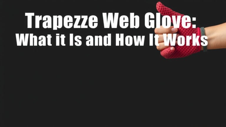 Trapeze Web Glove: What It Is and How It Works