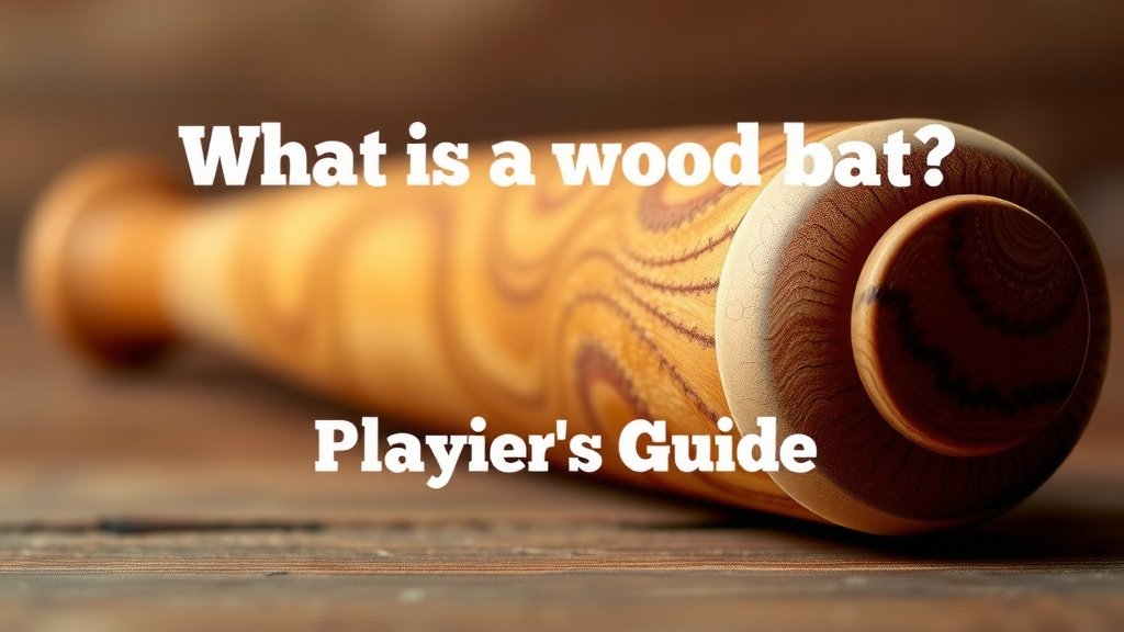 What is a Wood Bat: A Baseball Player's Guide
