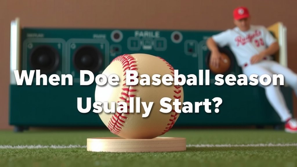 When Does the Baseball Season Usually Start?