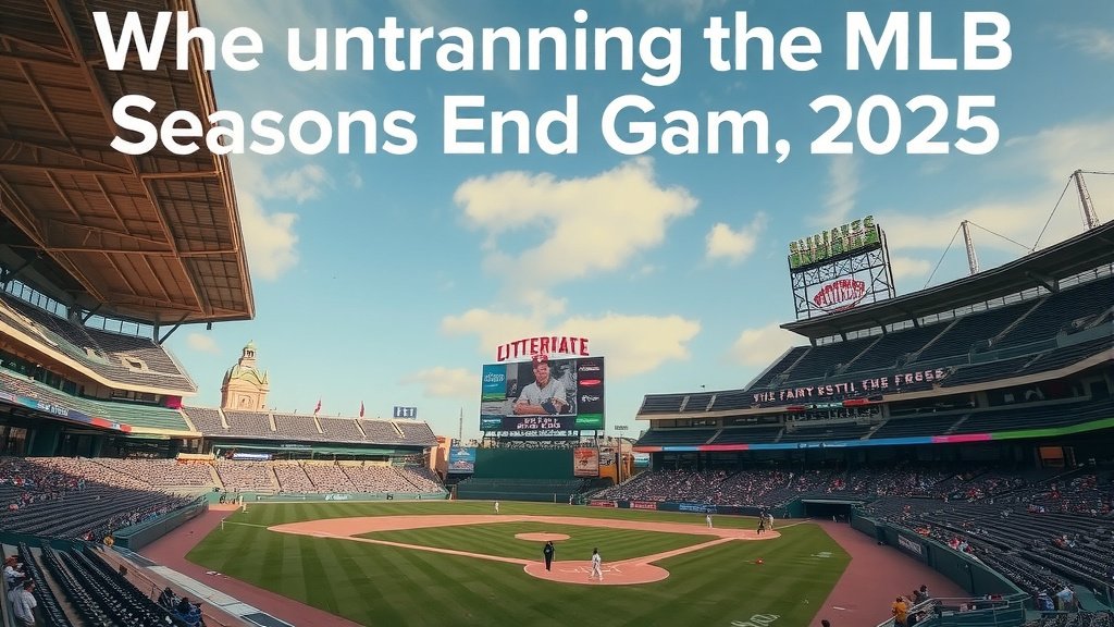 Understanding the MLB Season's End Game