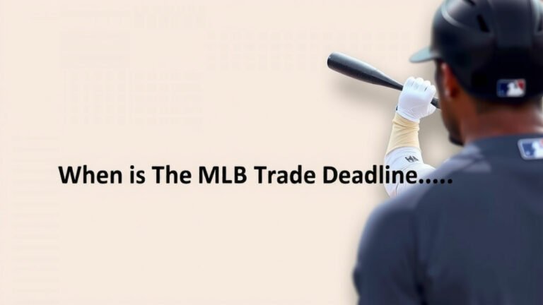 When Is The MLB Trade Deadline And What To Expect